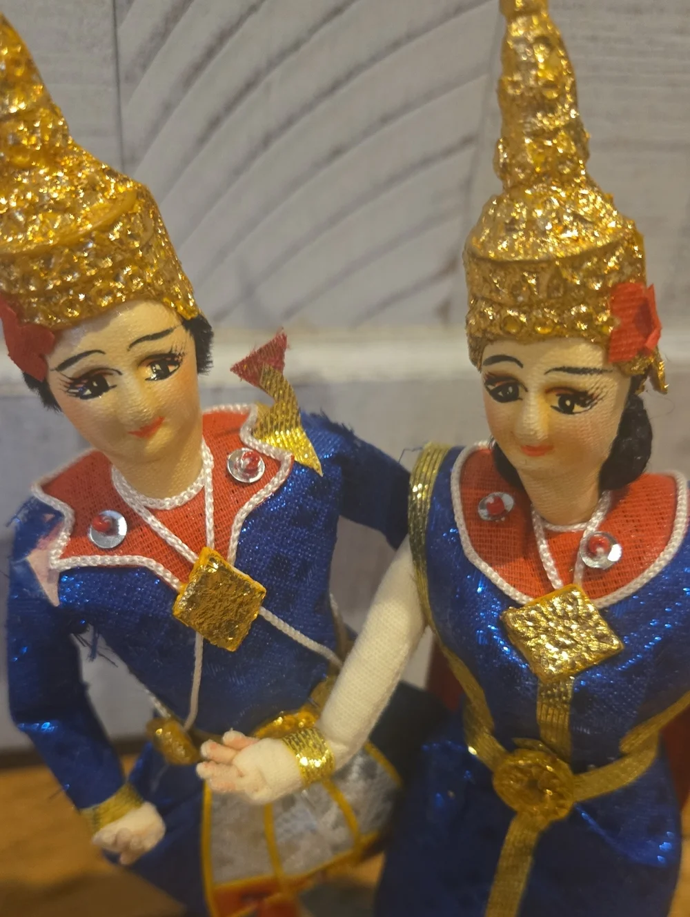 Thai Traditional Dancers Bangkok prince and Princess Dolls